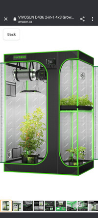 4x3 duel compartment grow tent