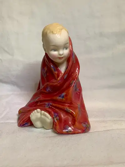 ROYAL DOULTON This Little Pig Child With Blanket 1936 HN 1793, View more