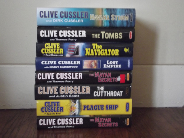 Clive Cussler Books in Fiction in Edmonton - Image 2