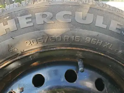 4 snow tires On rims Decent tread Came off a VW $100 5197598289