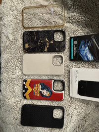 5 iPhone 13 Pro Max cases ($50 obo)