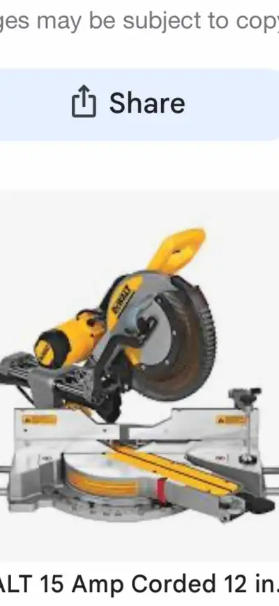 dewalt 12” mitre saw, View more