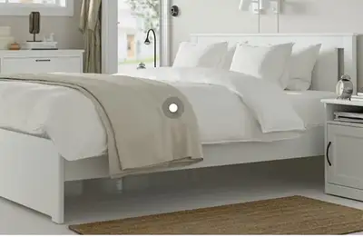 Ikea Songesand queen bed frame, View more