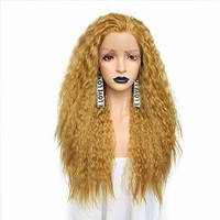 COLORFULYOU Ginger Yellow Colour Lace Front Wigs