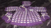 Hand Knitted Baby Sweater