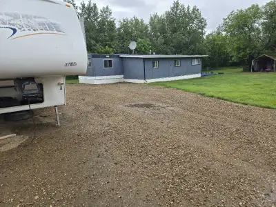 Nice 2 + bedroom mobile just 5 minutes north of lamont. Rent includes power , water and gas only. Lo...
