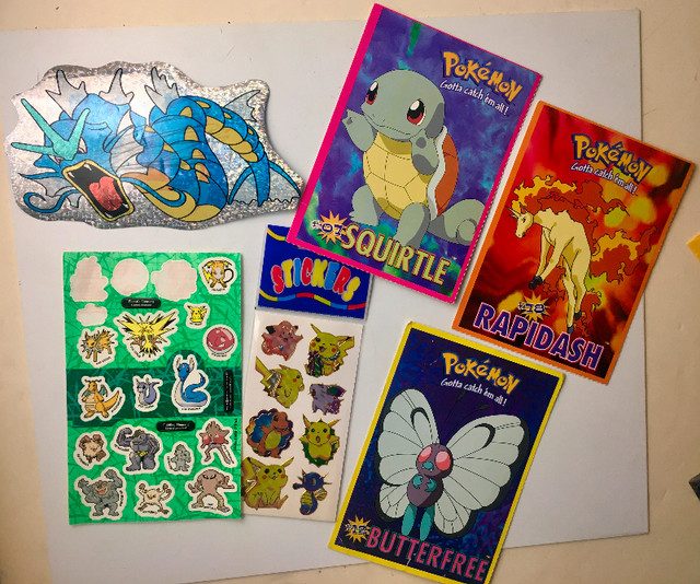 1998 1999 Pokemon postcards, stickers, and foil image New & Used in Arts & Collectibles in Kitchener / Waterloo - Image 3