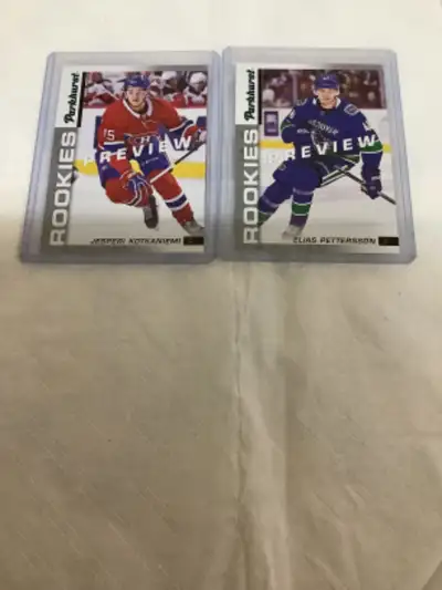 2018/19 PARKHURST ROOKIE SET FOR SALE.10CARDS. MINT CONDITION.$35.