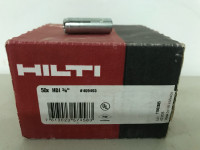1/2 price HILTI Drop in anchors. New - in packaging.