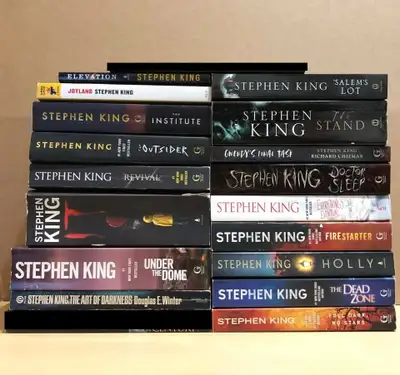Stephen King trade paperback novels ($7-$10 each) Holly etc, View more