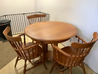 Roxton Maple Dining Table and Chairs, View more
