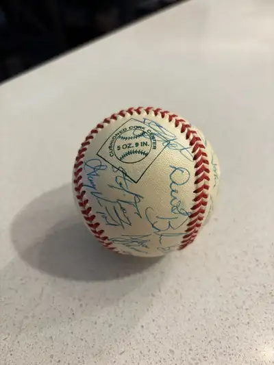 Jim Ridley Signed Vintage baseball, View more