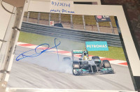 Nico Rosberg signed 8x10 photos Mercedes F1 /Photos 8x10 signées