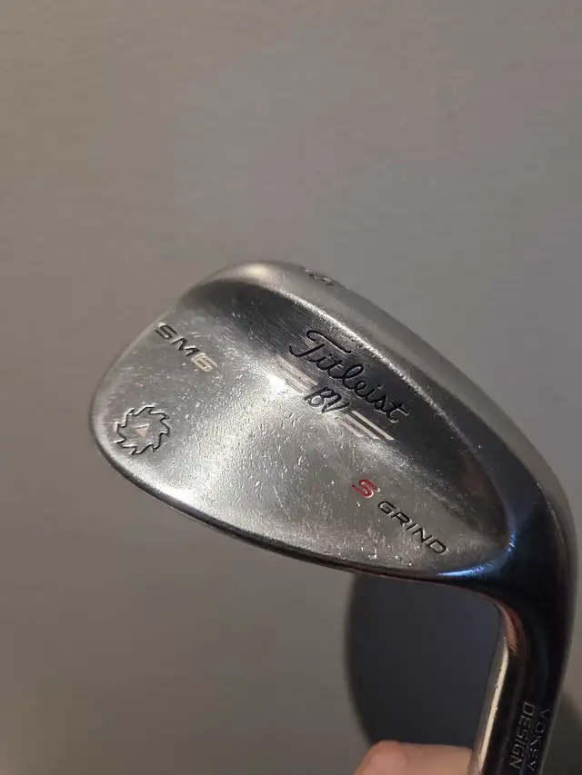 Titleist SM6 Vokey 56º 56 Sand Wedge S Grind Golf Pride Grip in Golf in St. Catharines - Image 2
