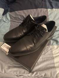 Cole Haan Grand.OS Cap Toe Black Dress Shoes US 8.5-9