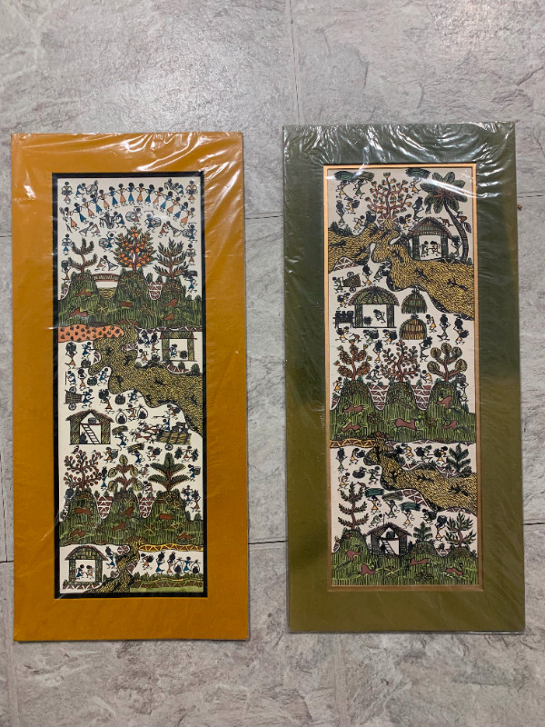 Oriental Prints - Sealed Tribal scene in Arts & Collectibles in Moncton