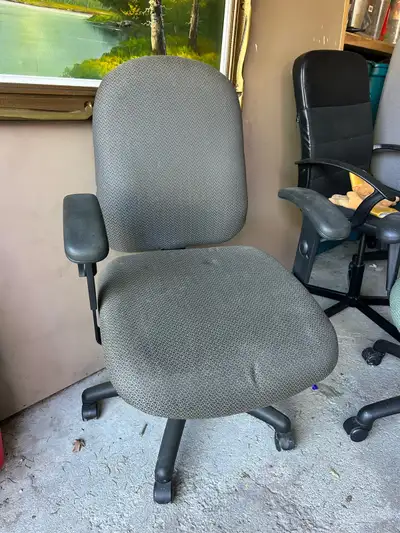 Light Grey High-Back Office Chair – Adjustable Desk Chair, View more