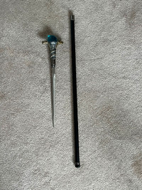 Decorative Cane sword and Samurai swords