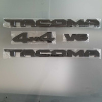 Toyota Tacoma 4 pcs Blackout Emblem Overlay Kit