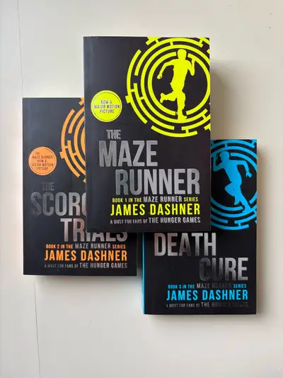 Maze Runner Series (Books 1-3), by James Dashner, View more