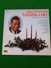 Vinyl Christmas Albums, Barbra Streisand, Nat King Cole