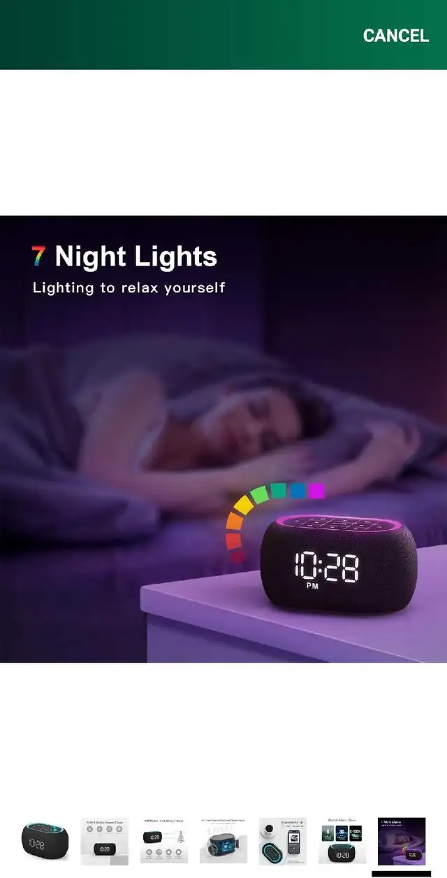 ANJANK Alarm Clock FM Radio with Bluetooth Speaker, Hi-Fi Stereo in General Electronics in Markham / York Region - Image 8