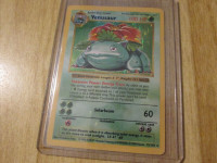 POKEMON Venusaur Shadowless CCG Card Game Holo Base 1999 vintage