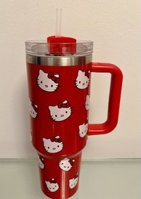 Hello Kitty 40 Oz. Stainless Steel Tumbler  Lid & Straw- New Oakville / Halton Region Toronto (GTA) Preview