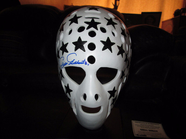 Gilles Gilbert Autographed Full Size Goalie Mask in Arts & Collectibles in Mississauga / Peel Region