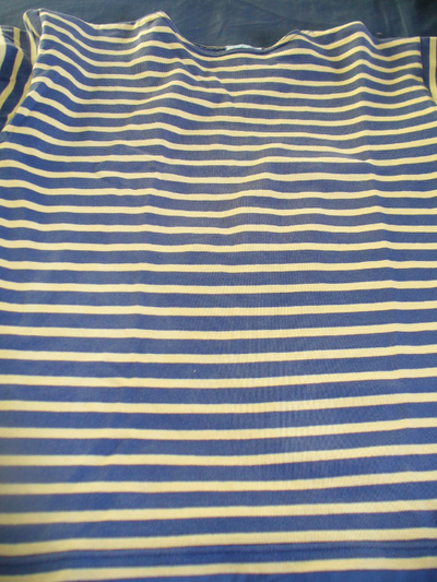 CHANDAIL MARINE RAYÉ COTON POUR FEMME FAIT EN BRETAGNE GRANDR L, View more