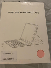 Wireless keyboard case for iPad 