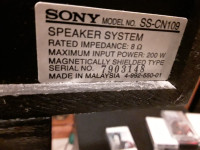 Sony center channel speaker