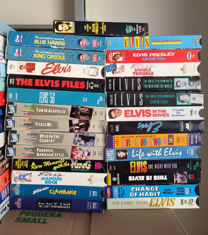 27 Elvis Presley VHS Tapes CDs, DVDs & Bluray Edmonton Kijiji