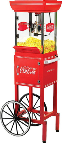 Machine a pop-corn coca cola, machine a popcorn style vintage