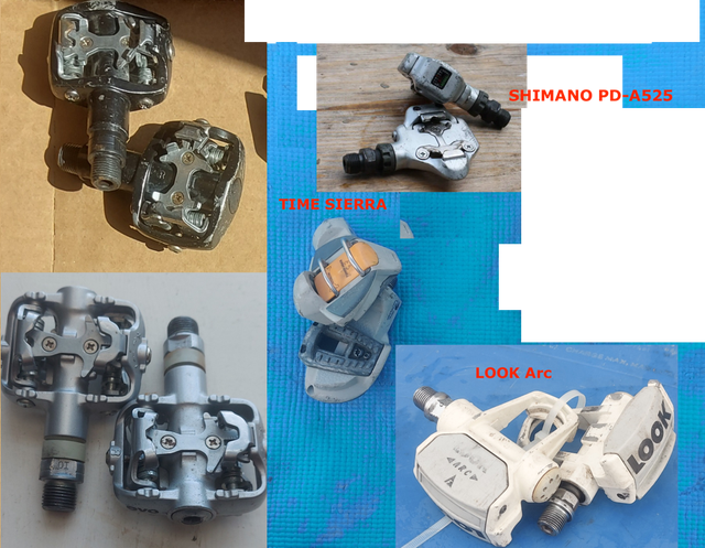pédales de vélo bike: LOOK TIME EVO SHIMANO (15-30$) in Frames & Parts in City of Montréal - Image 2