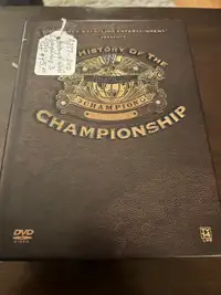 DVD History of WWE WWF Championship 2 Discs Ser Booth 276