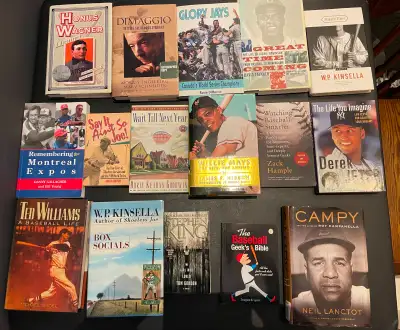 Baseball books - collection for sale - over 2000 titles, View more