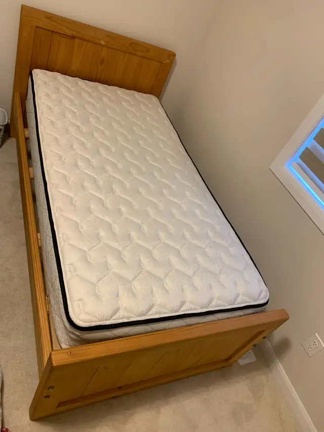 Twin bed without the mattress in Beds & Mattresses in Ottawa - Image 2