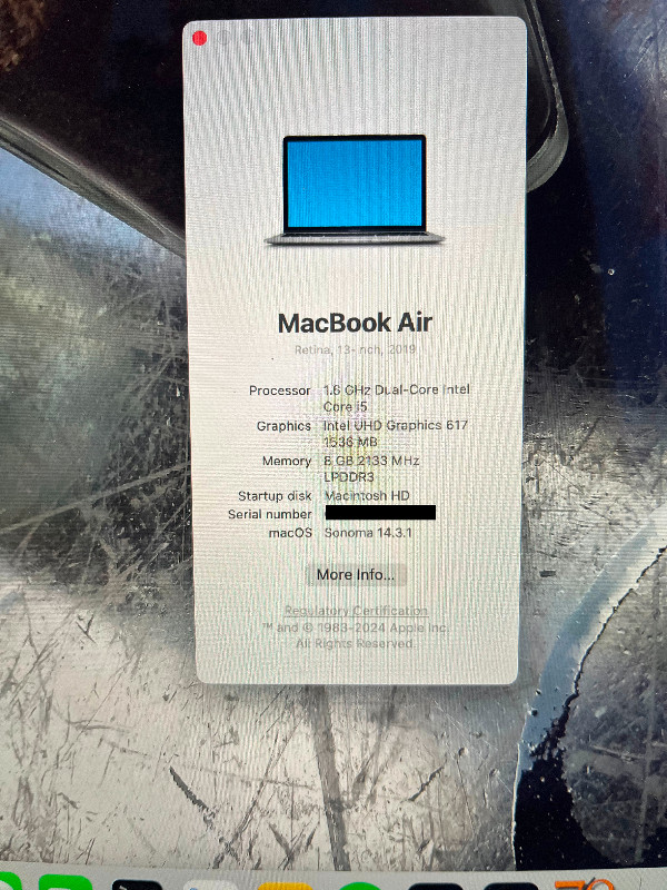 MacBook Pro (Retina, 13", 2019; i5/8GB/128GB SSD) in Laptops in Peterborough - Image 3