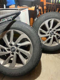 Mags and tires 17” hyundai Tucson 