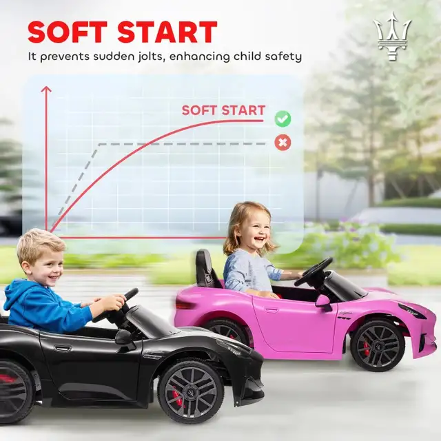 12V Maserati Gran Turismo Licensed Kids Electric Car w/ Remote C in Toys & Games in Markham / York Region - Image 11