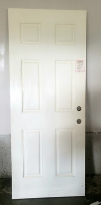 Masonite Belleville 6 panel Fibreglass door 3.0'X6'8" for sale