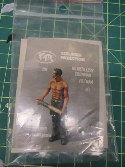 US ARTILLERY CREWMAN VIETNAM Verlinden Productions #206 1:35 Kit, View more