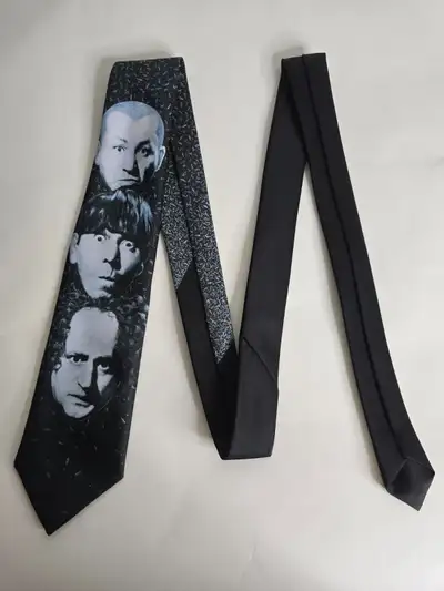 Vintage Ralph Marlin “Three Stooges” Novelty Tie, View more