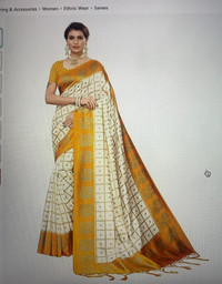 Indian Mysore Silk Saree - party wear/ wedding/ Indian festivals