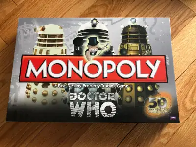 DOCTOR WHO MONOPOLY Board Game – (Complete, EUC), View more