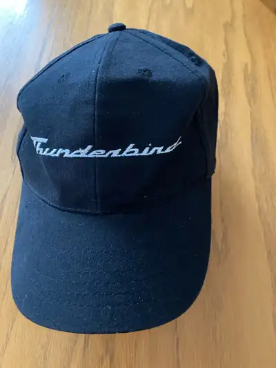 Original hat from the Thunderbird sports car launch in Toronto in 2002. Never worn.
