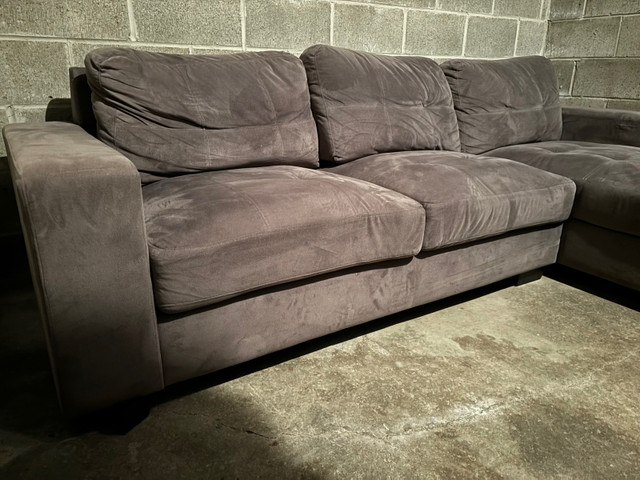 Grey sectional (will deliver) in Couches & Futons in Ottawa - Image 3
