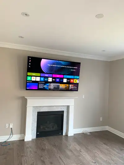 TV Wall Mounting – Securely mount your TV on wood or metal stud walls. Initial Setup & Device Connec...