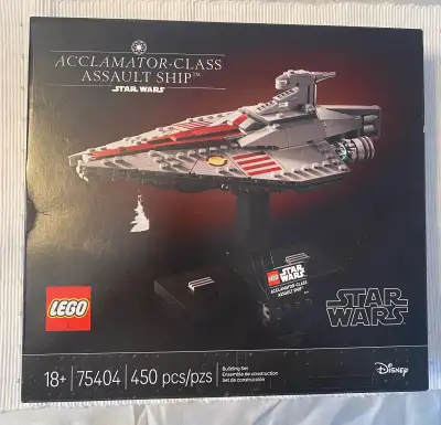 NEW Lego Star Wars Acclamator Class Assault Ship #75404, View more